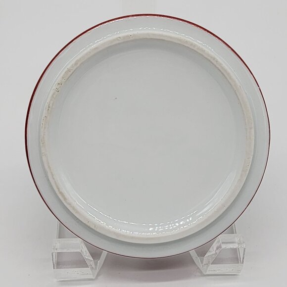 Ceramic Ashtray Round Birds White and Brown MCM VTG 4.5" - Picture 3 of 6